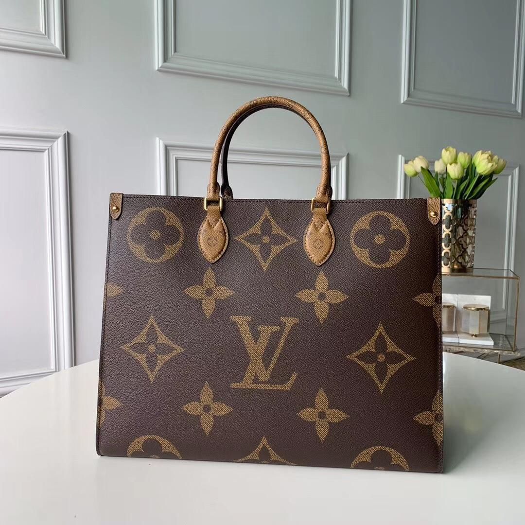 WhatsApp-Image-2020-09-17-at-14.07.38-36d353e0 Louis Vuitton On The Go Coffee-Camel Tote Bag