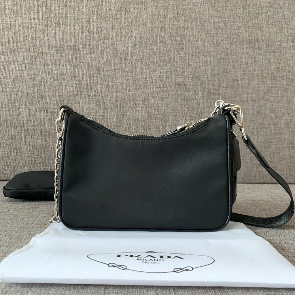 WhatsApp-Image-2021-09-17-at-16.47.28-1-f3c8c33b Prada Re-Edition 2005 Multi Pochette Black Silver Sling Bag (With Box)