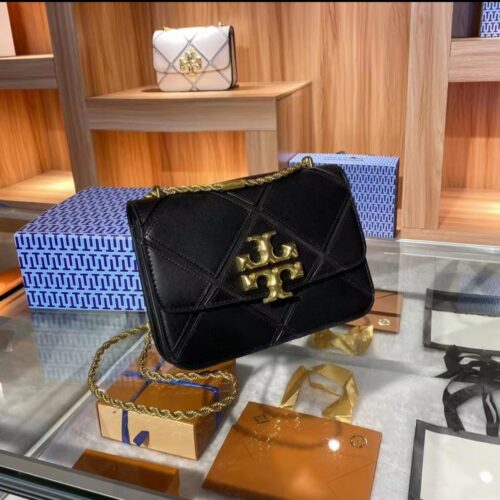 WhatsApp-Image-2022-04-01-at-2.28.20-PM-7d34d25d Tory Burch Eleanor Black Diamond Cut Sling Bag (With Box)