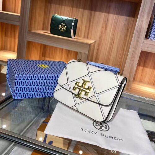 WhatsApp-Image-2022-04-01-at-2.30.17-PM-2a53eca4 Tory Burch Eleanor White Diamond Cut Sling Bag (With Box)