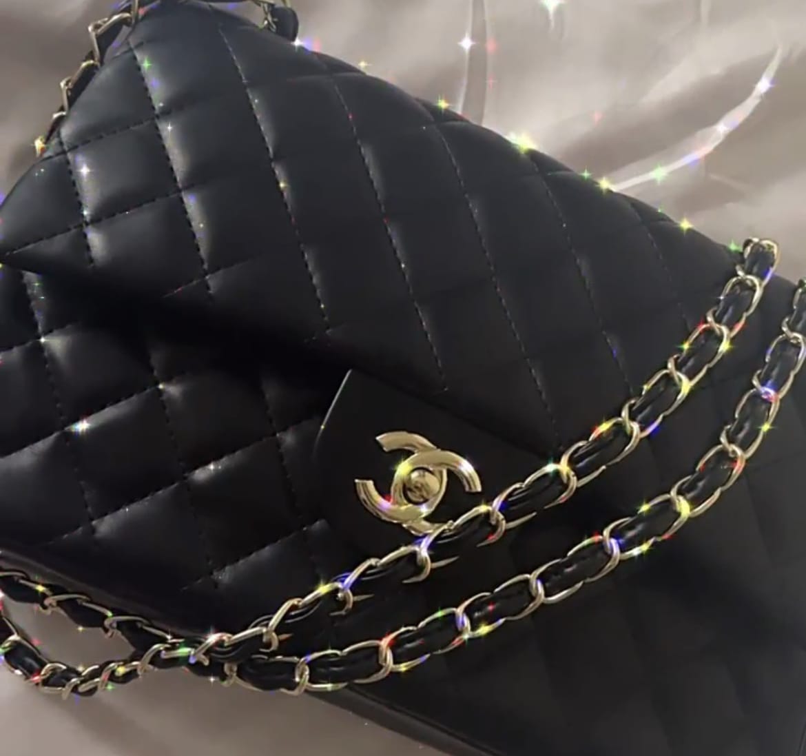 Chanel Jumbo Black Colour Sling Bag (With Box) photo review