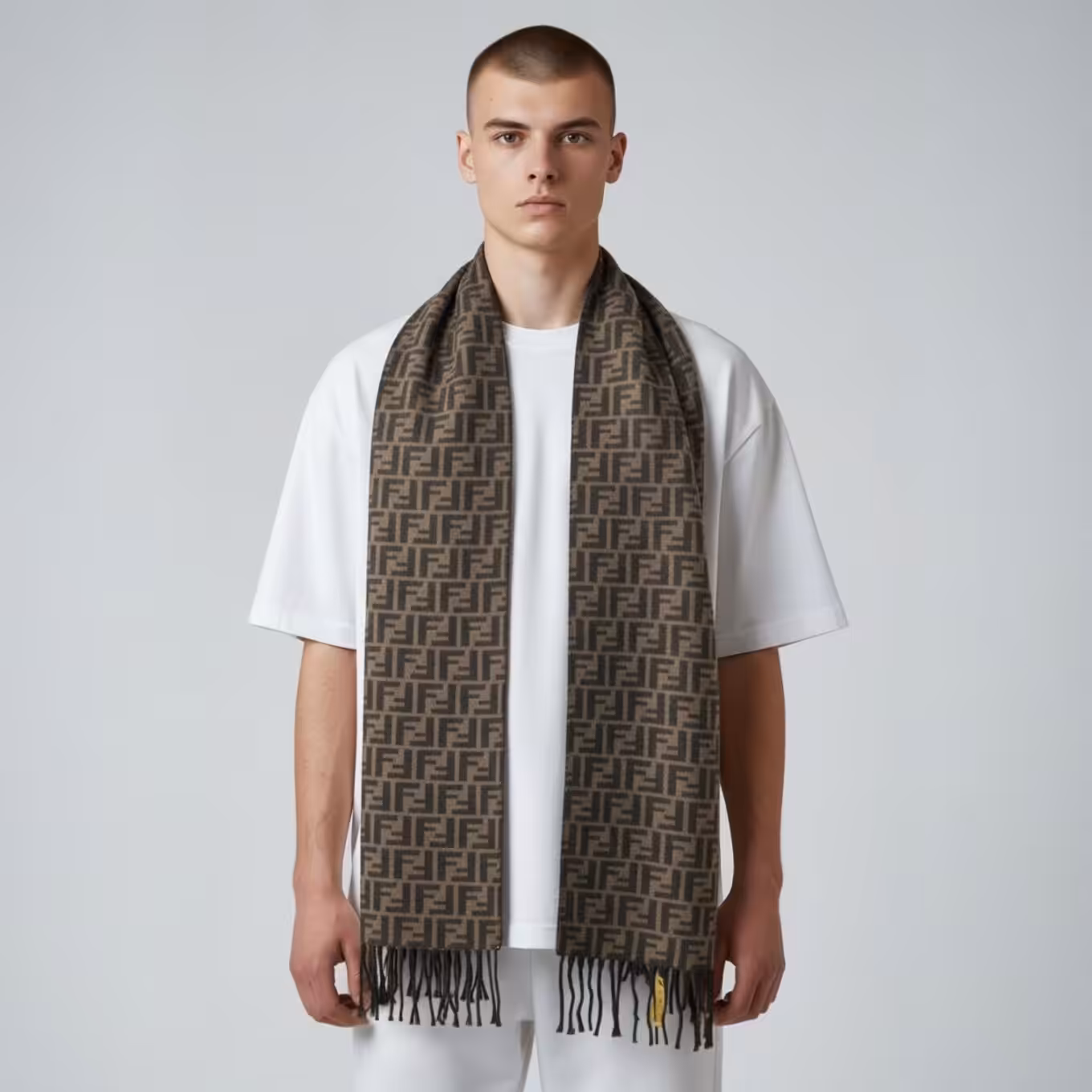 WhatsApp Image 2025-11-19 at 6.34.45 PM (1) Fendi 100% Woolen Unisex Muffler