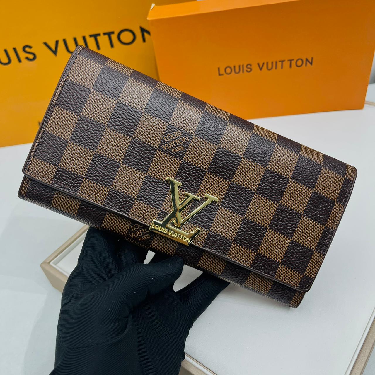 WhatsApp Image 2026-01-10 at 15.15.49 Louis Vuitton Check Coffee Flap Wallet