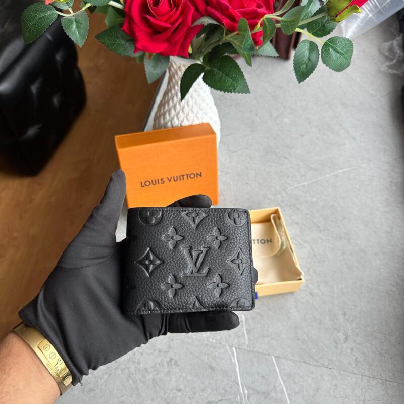 WhatsApp Image 2025-09-24 at 20.08.16 Louis Vuitton Black Mono Embossed Men's Wallet