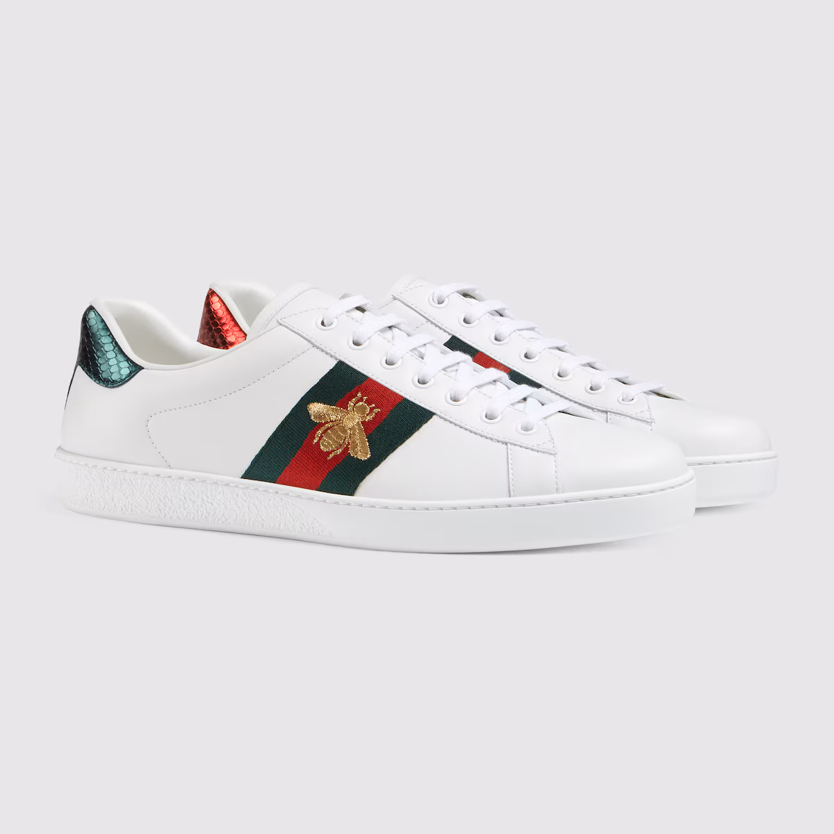 429446_02JP0_9064_002_100_0000_Light-mens-ace-sneaker-with-bee Gucci Bee Premium Quality White Sneaker Unisex Casual Shoes
