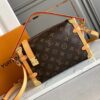 Louis Vuitton Mono Side Trunk Old Flower Handbag (With Box)