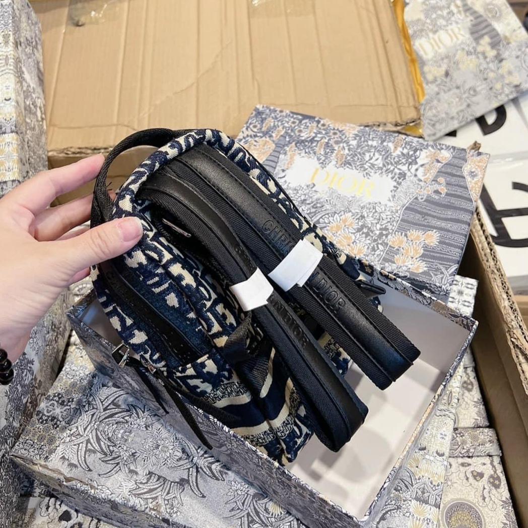 WhatsApp Image 2023-06-21 at 21.00.23 Dior Signature Blue Color Mini Backpack