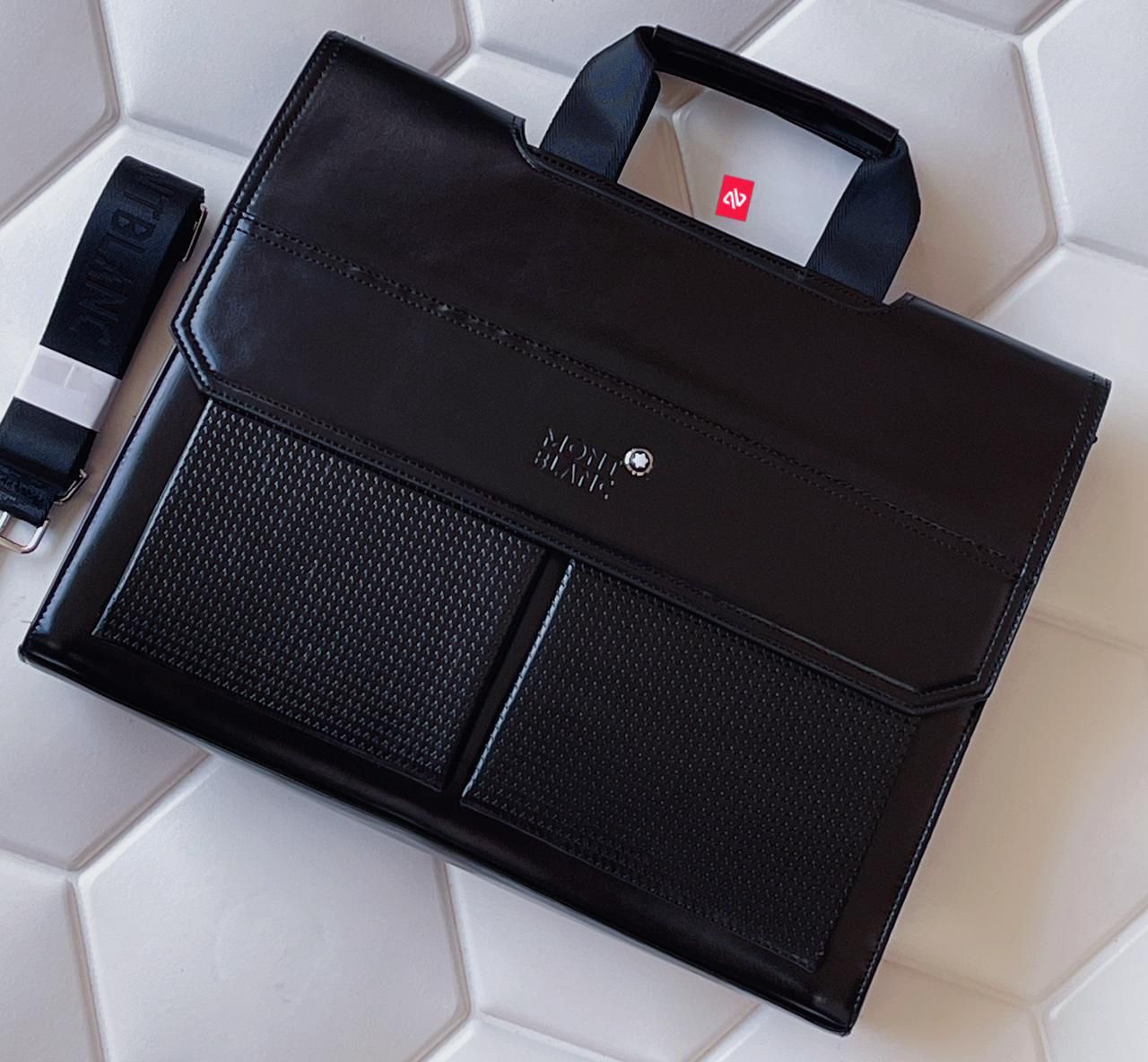 Montblanc Black Laptop Bag