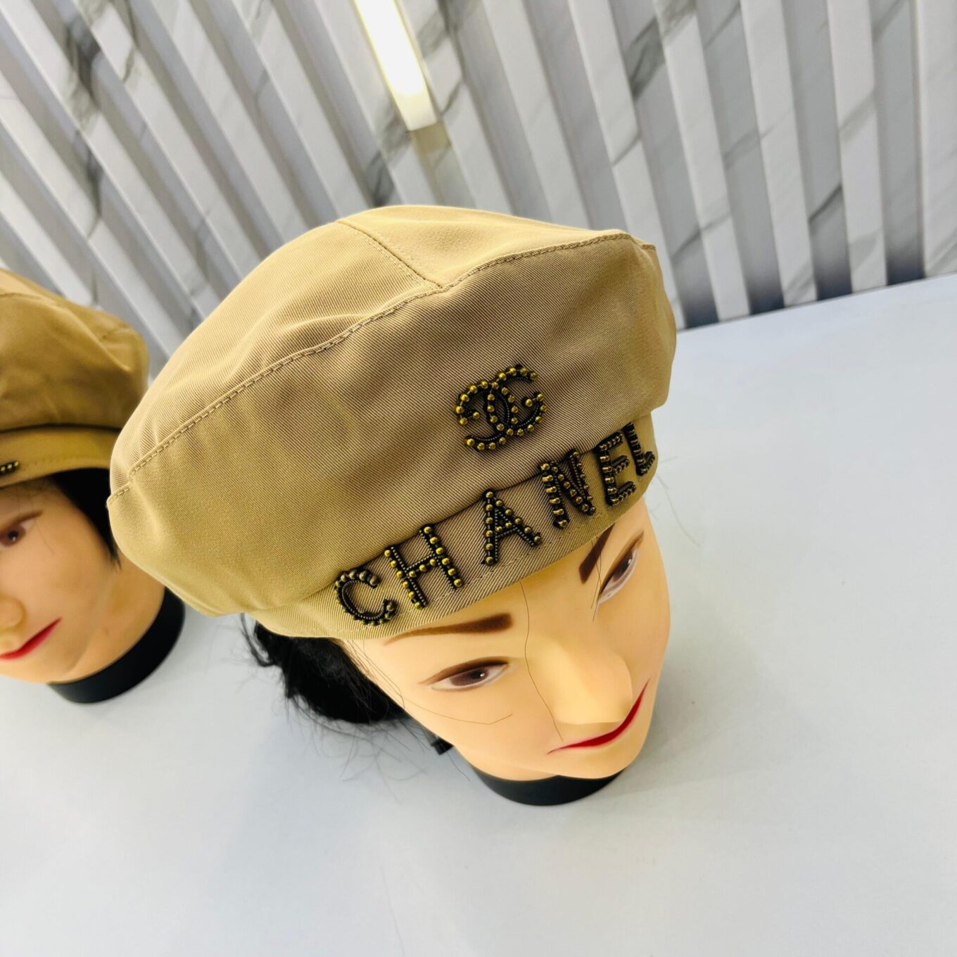 WhatsApp Image 2024-05-18 at 8.34.30 PM Chanel Logo Khaki Ladies Cap