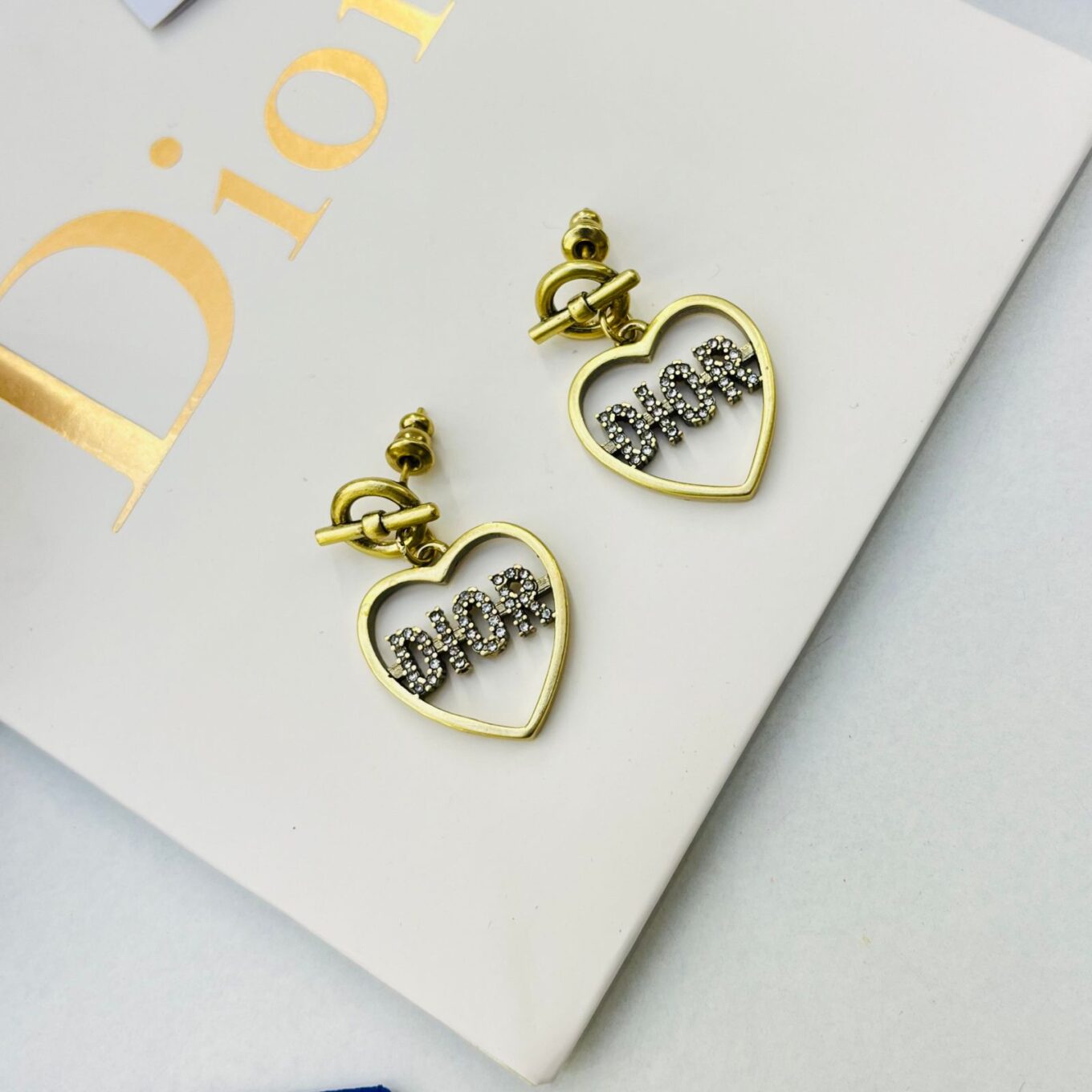 WhatsApp Image 2024-05-30 at 6.40.30 PM Christian Dior Heart Studded Earring