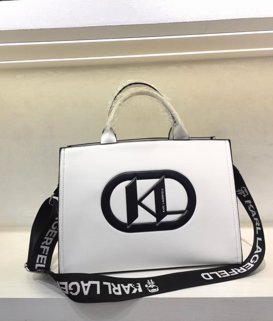 WhatsApp Image 2024-07-24 at 2.18.03 AM Karl Lagerfeld White Casual Handbag