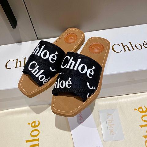WhatsApp Image 2024-10-11 at 9.52.10 AM (1) Chloe Black Flat Slip On Sandal