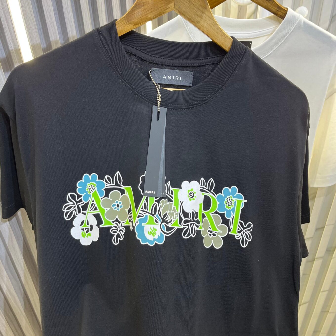 WhatsApp Image 2024-10-25 at 2.44.36 PM Amiri Floral Black Oversized Tshirt