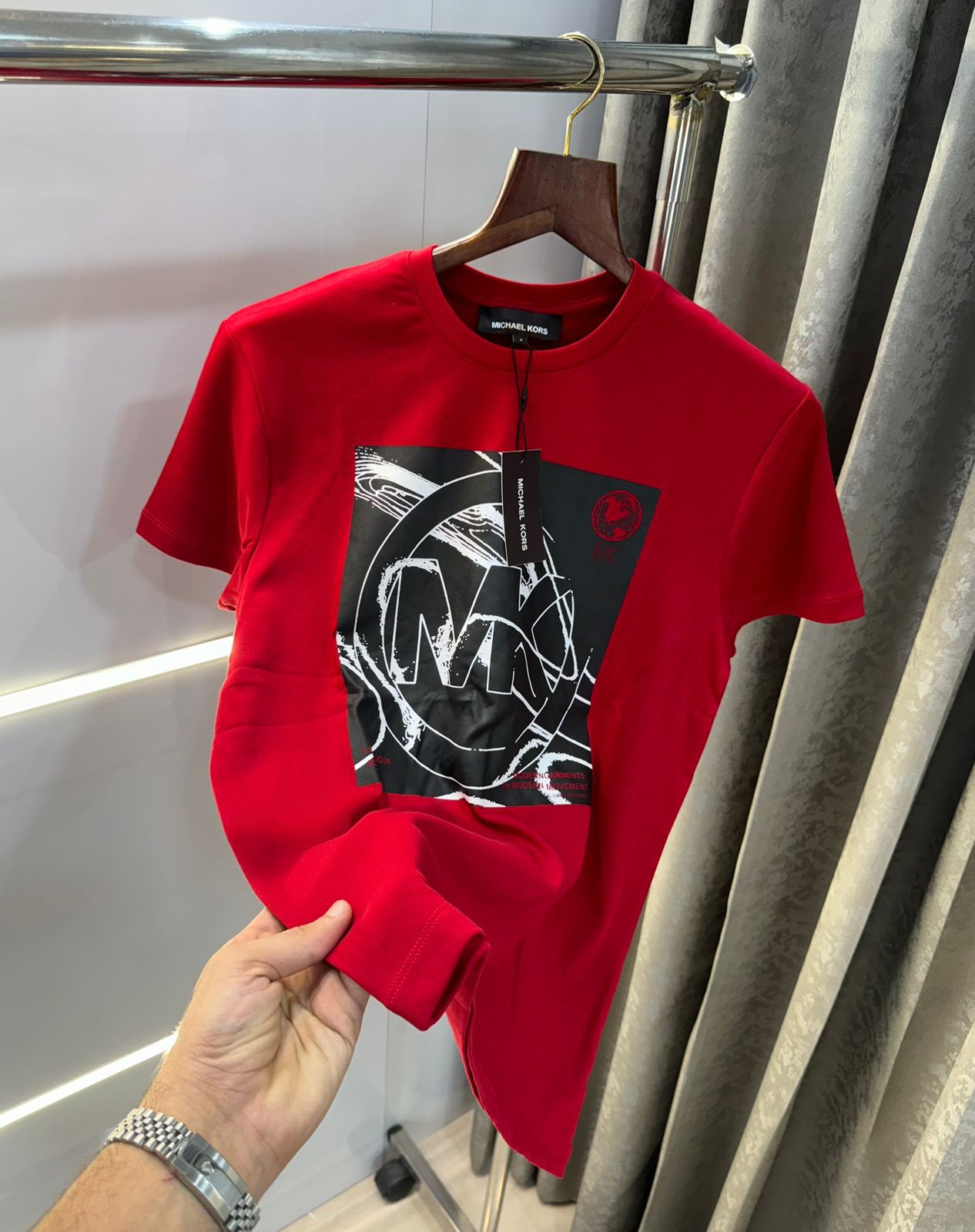 WhatsApp Image 2024-10-29 at 4.50.11 PM Michael Kors Red Men’s T-shirt