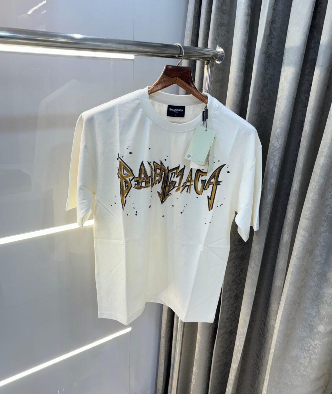 Balenciaga White Oversized Men’s T-Shirts