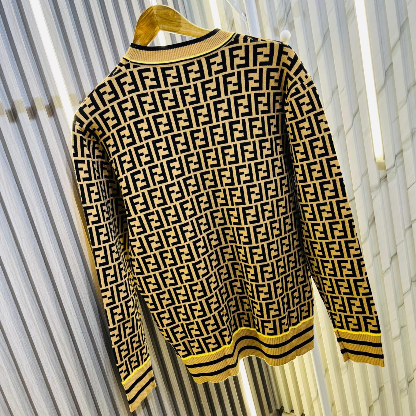 WhatsApp Image 2024-12-07 at 12.22.59 PM (1) Fendi Monogram Brown Sweater