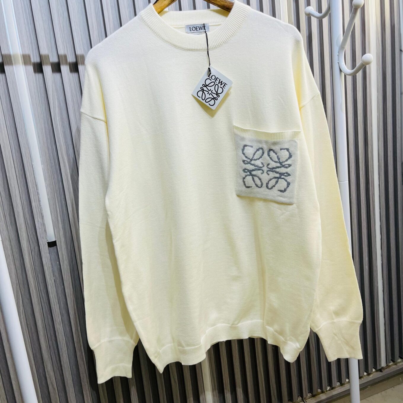 Loewe White Unisex Warm Sweater