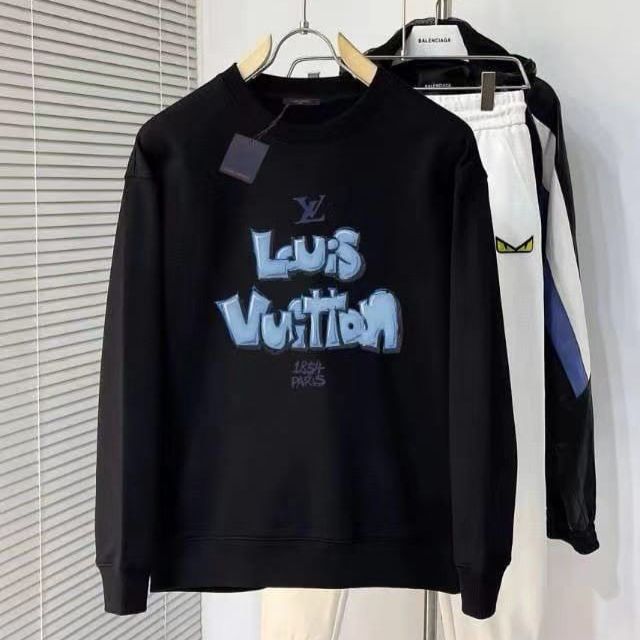 WhatsApp Image 2025-01-04 at 3.03.41 PM Louis Vuitton Brushed Black Sweatshirt