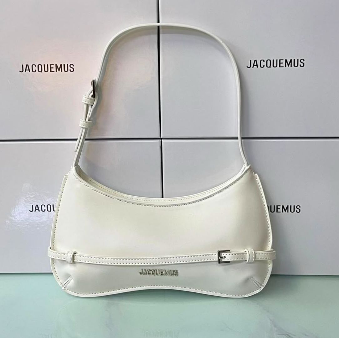 WhatsApp Image 2025-01-30 at 9.03.02 PM Jacquemus Le Bisoi White Shoulder Bag(With Box)