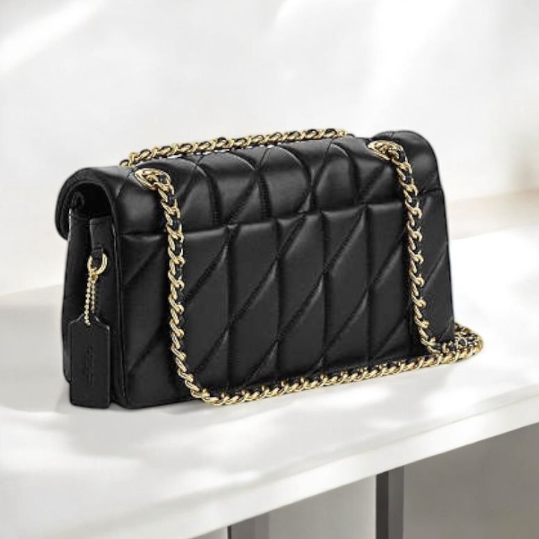 WhatsApp Image 2025-02-20 at 6.03.48 PM Coach Tabby 26 Black Quilted Sling Bag (With Box)