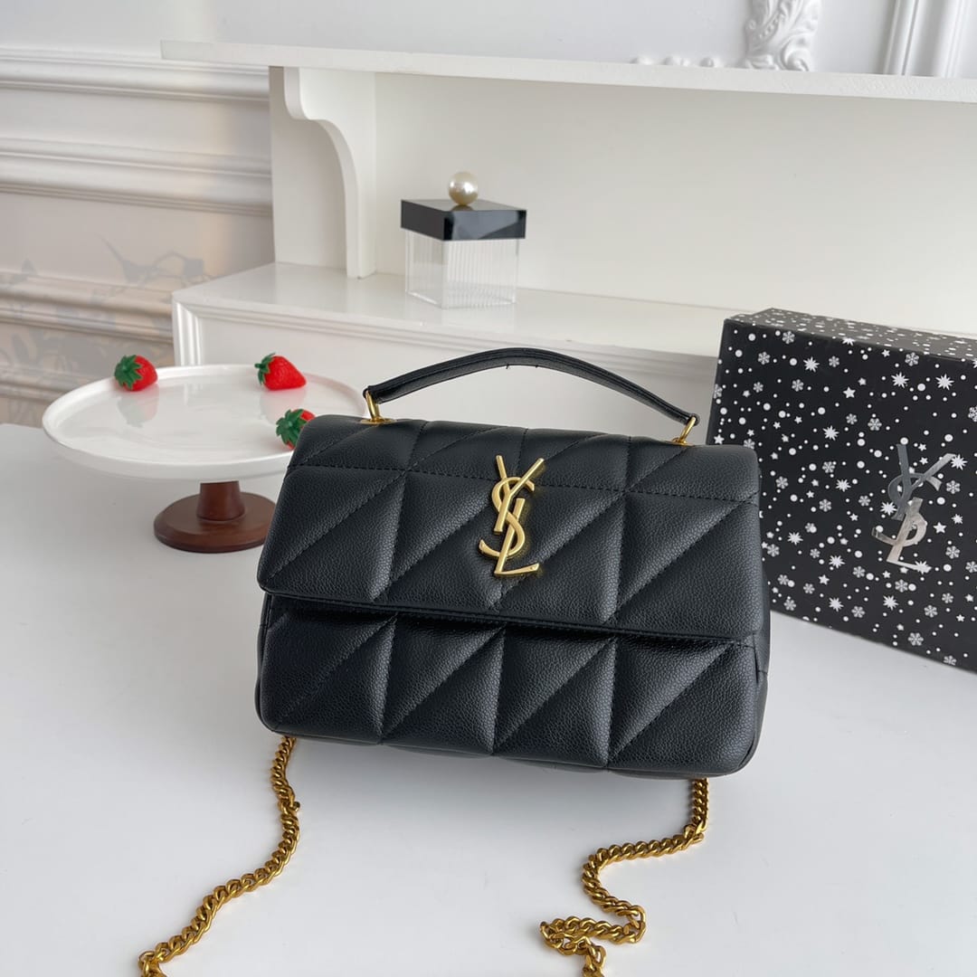 WhatsApp Image 2025-03-21 at 8.55.30 PM Ysl Cassandra Mattelasse Black Crossbody Bag (With Box)