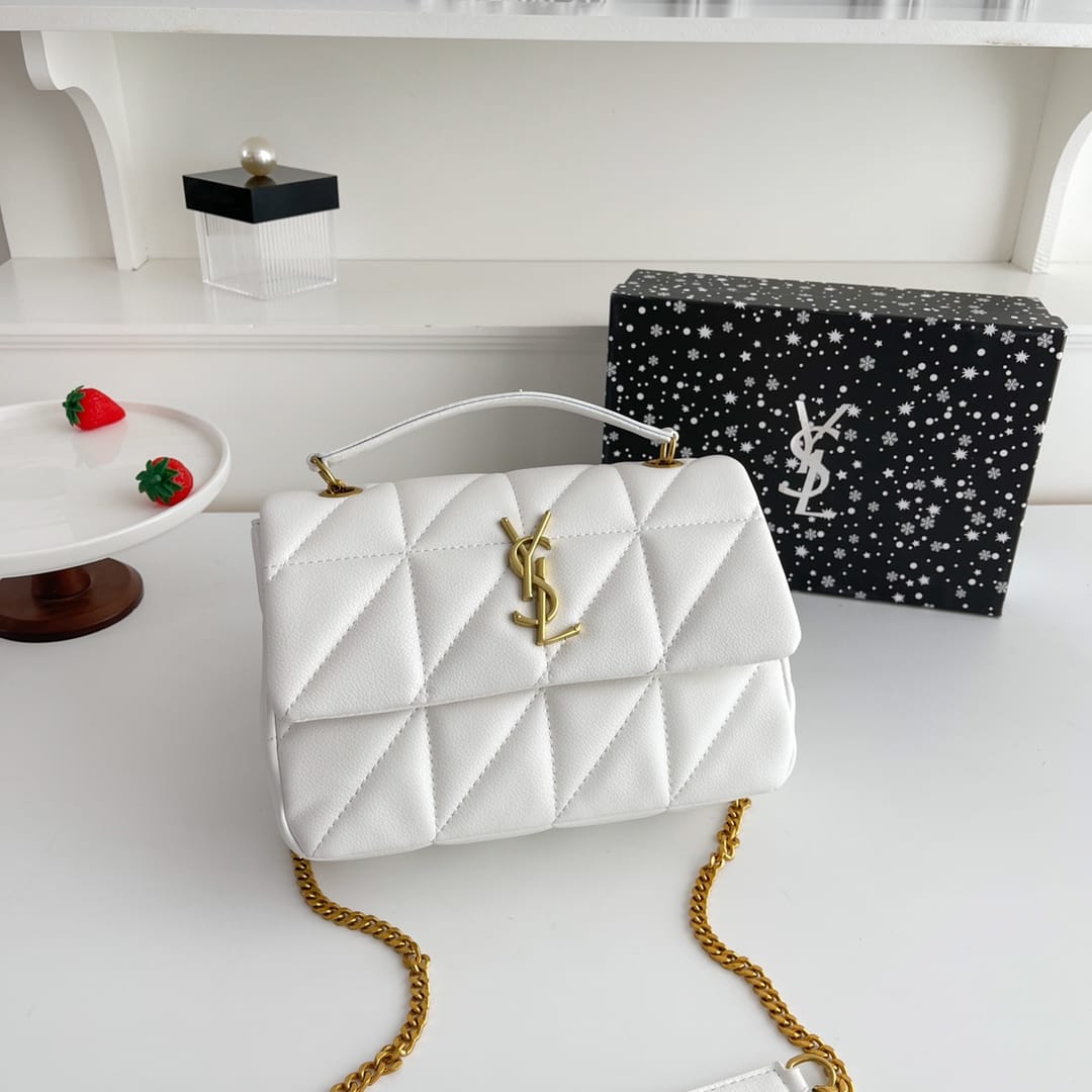 WhatsApp Image 2025-03-21 at 8.57.31 PM Ysl Cassandra Mattelasse White Crossbody Bag With Box