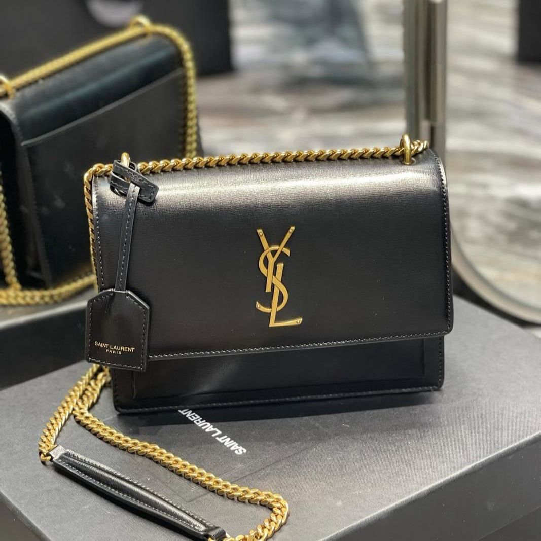 WhatsApp Image 2025-04-11 at 5.11.36 PM Ysl Sunset Black Sling Bag (With Box)