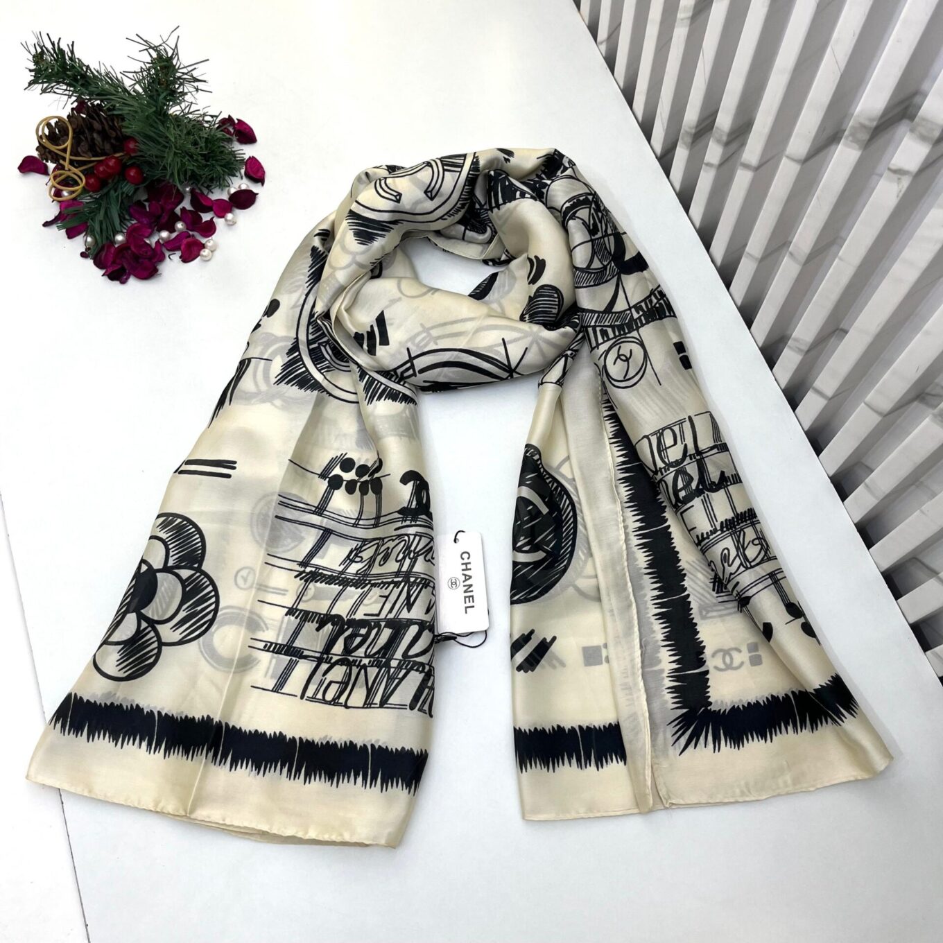 Chanel Silk Stole