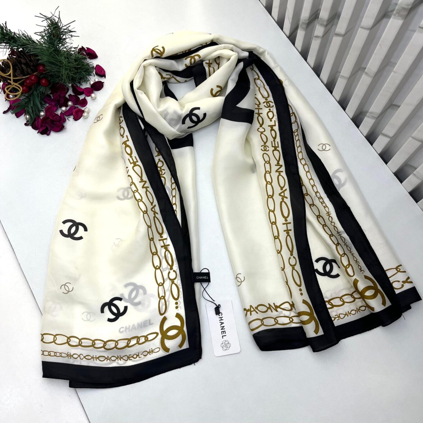 Chanel Silk Stole