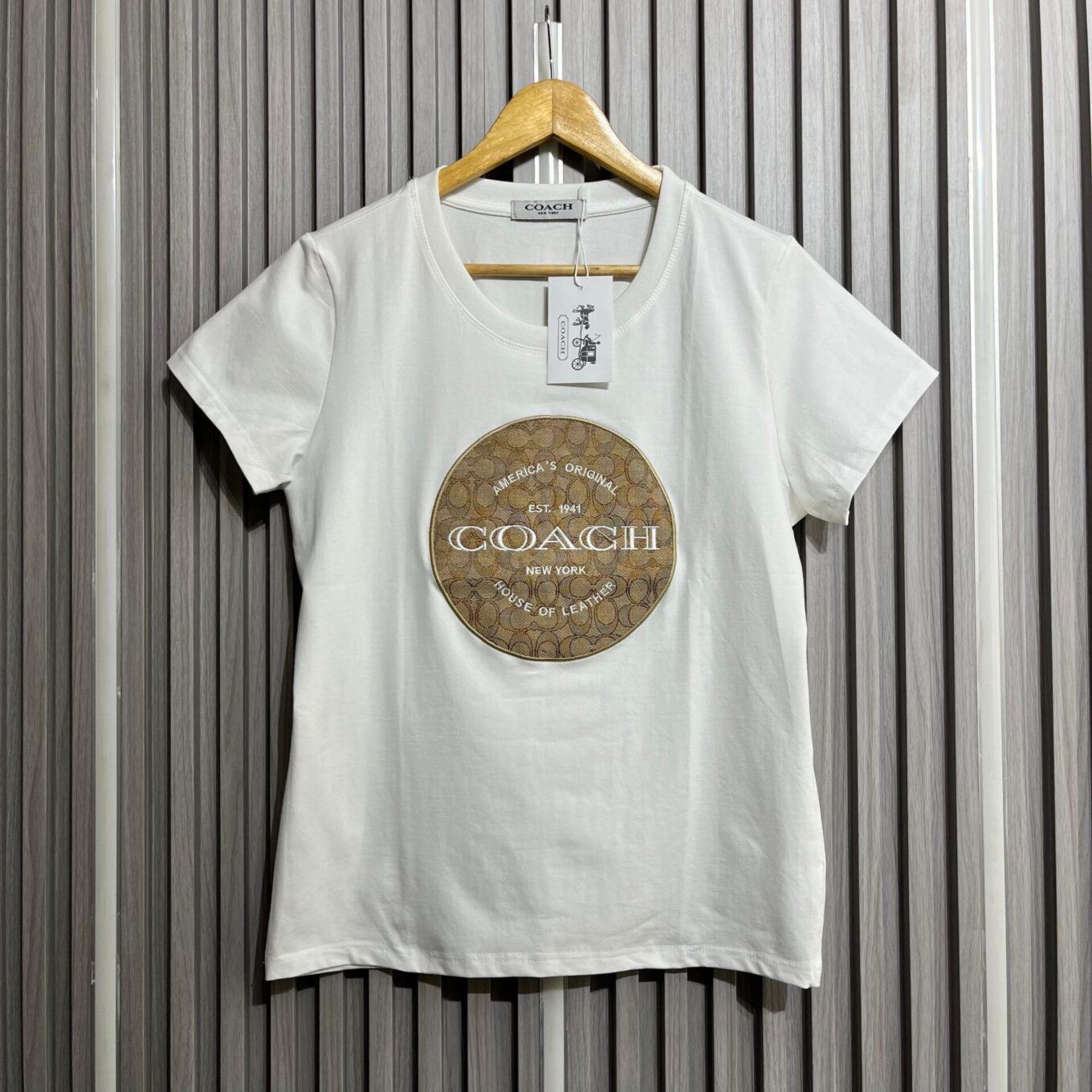 Coach White Colour Classic T-shirt