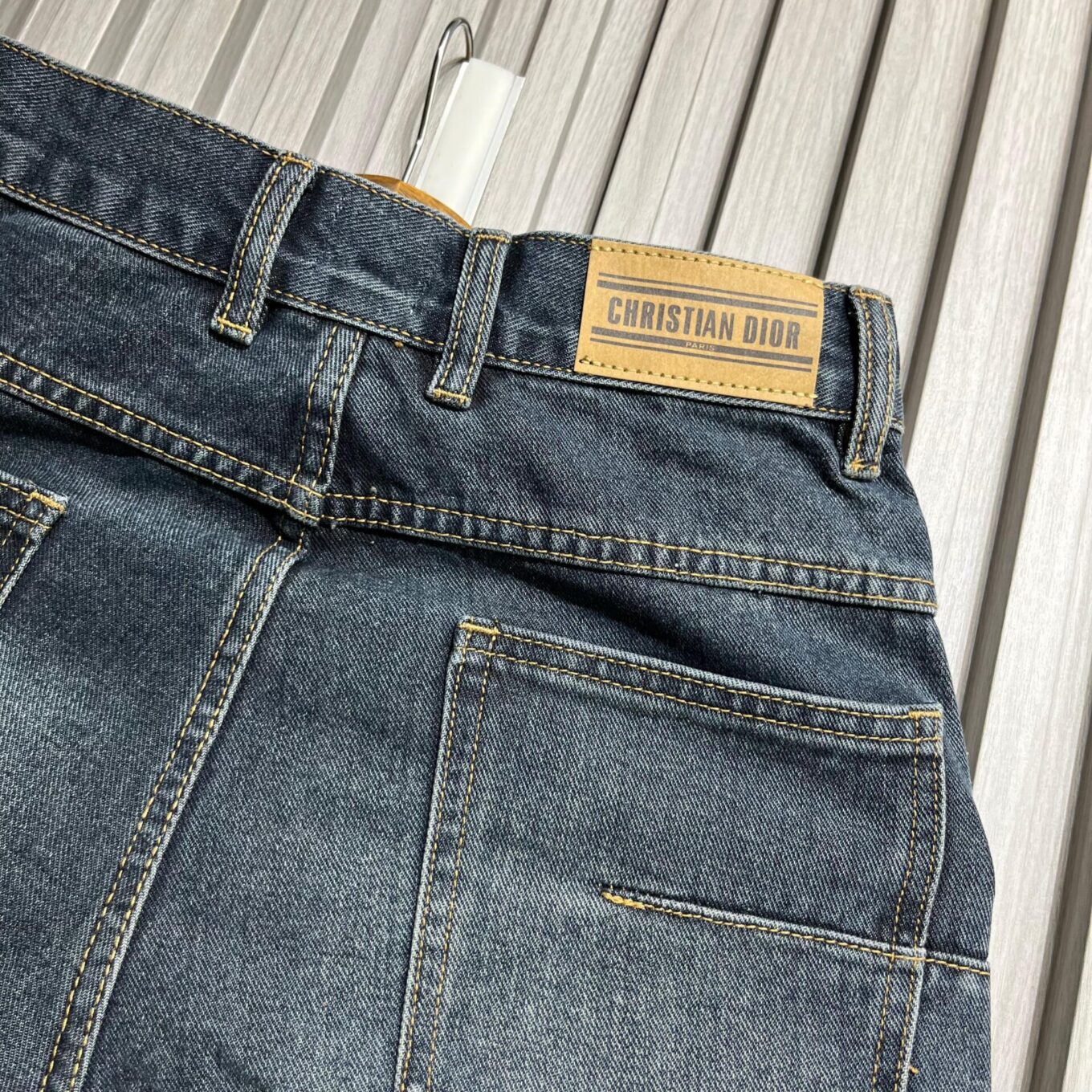 Christian Dior Blue Relaxed Fit Denim For Women