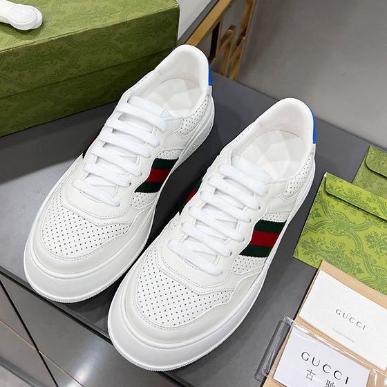 Gucci Chunky B Leather White Sneaker For Men