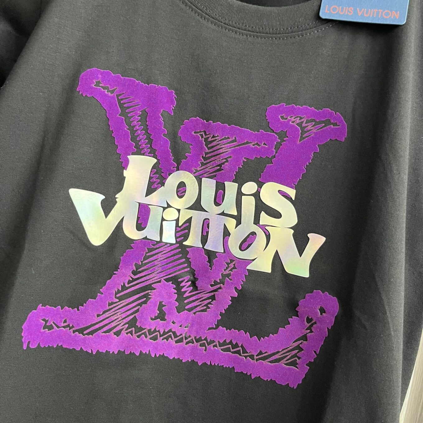 Louis Vuitton Black Mono Tshirt For Women