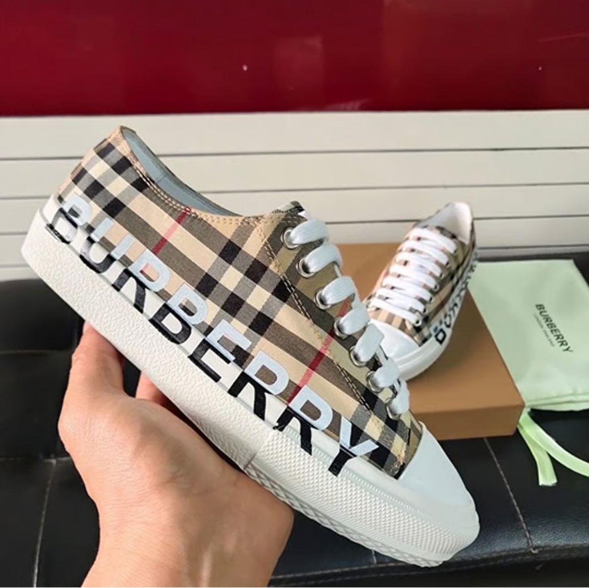 WhatsApp Image 2025-06-14 at 9.18.26 AM Burberry Logo Vintage Cotton Unisex Sneaker