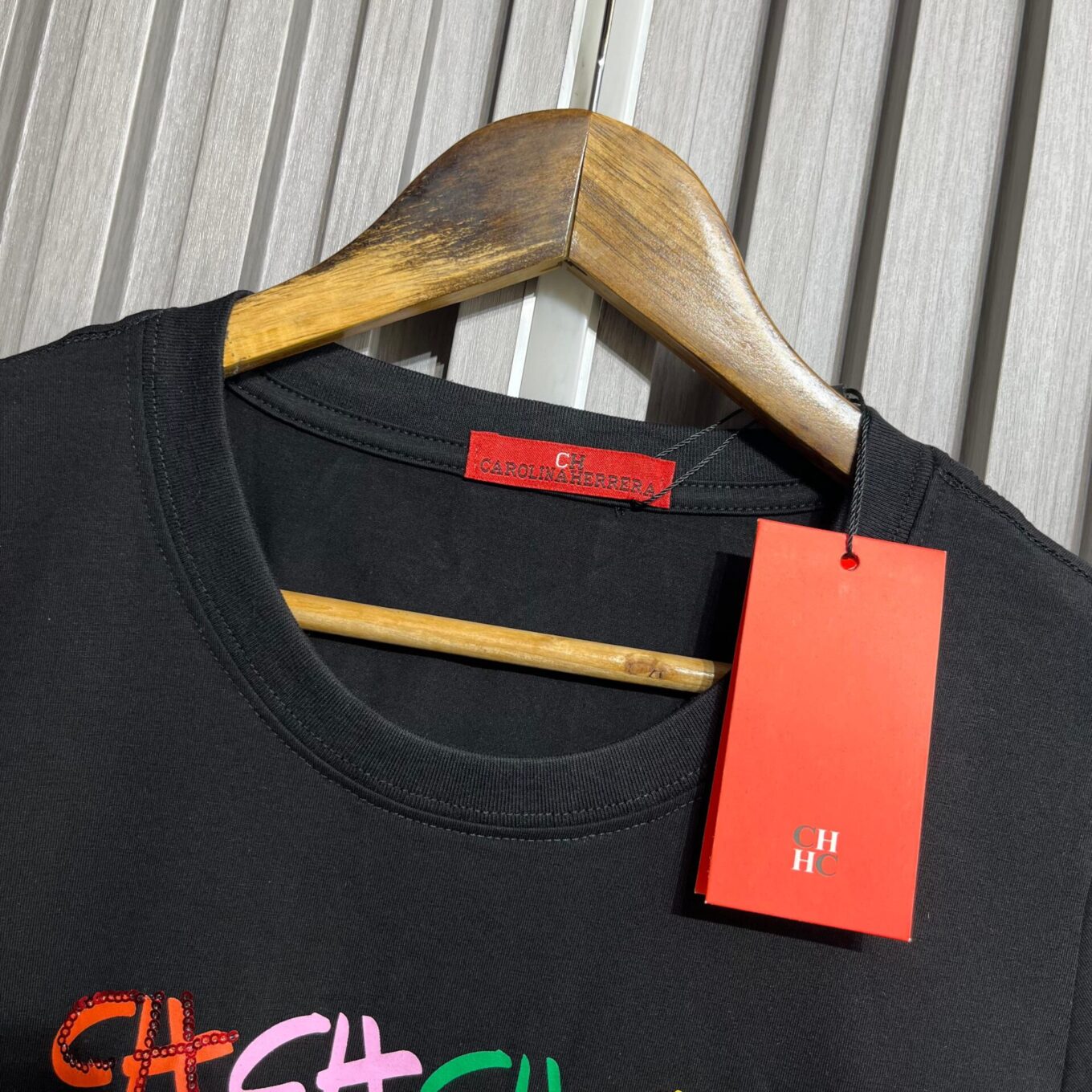 Carolina Herrera Black Love Tshirt For Women