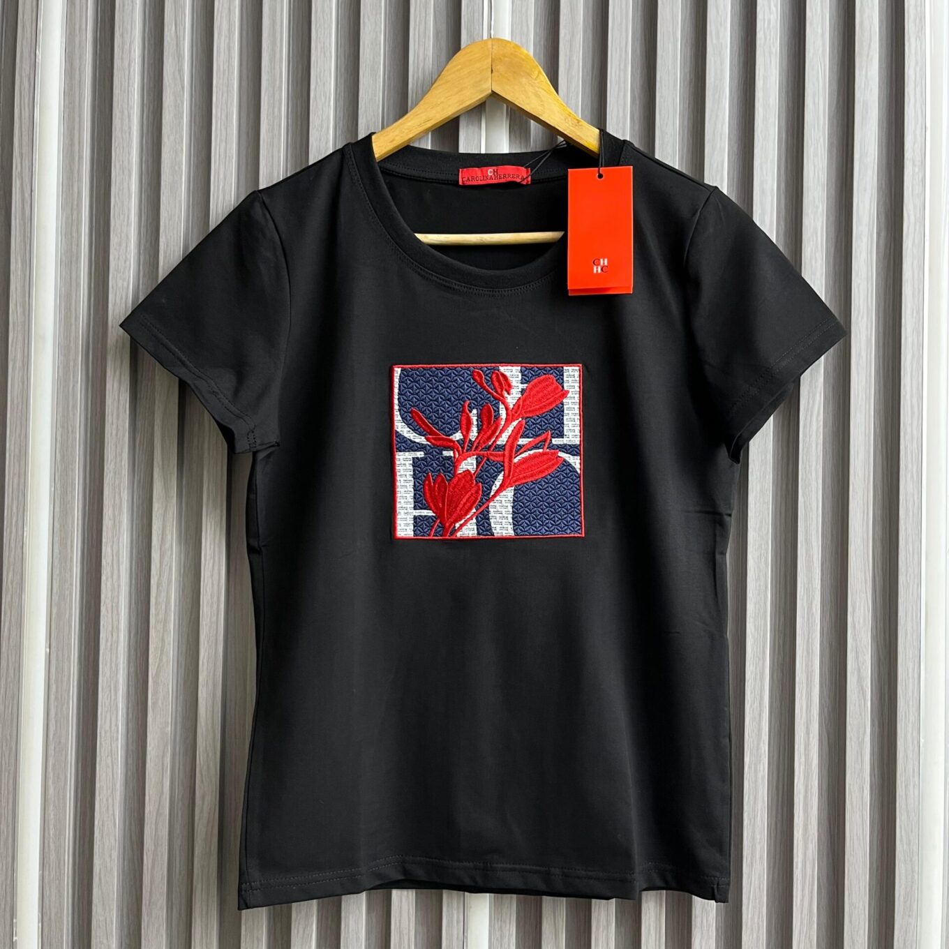 Carolina Herrera Black Tshirt For Women