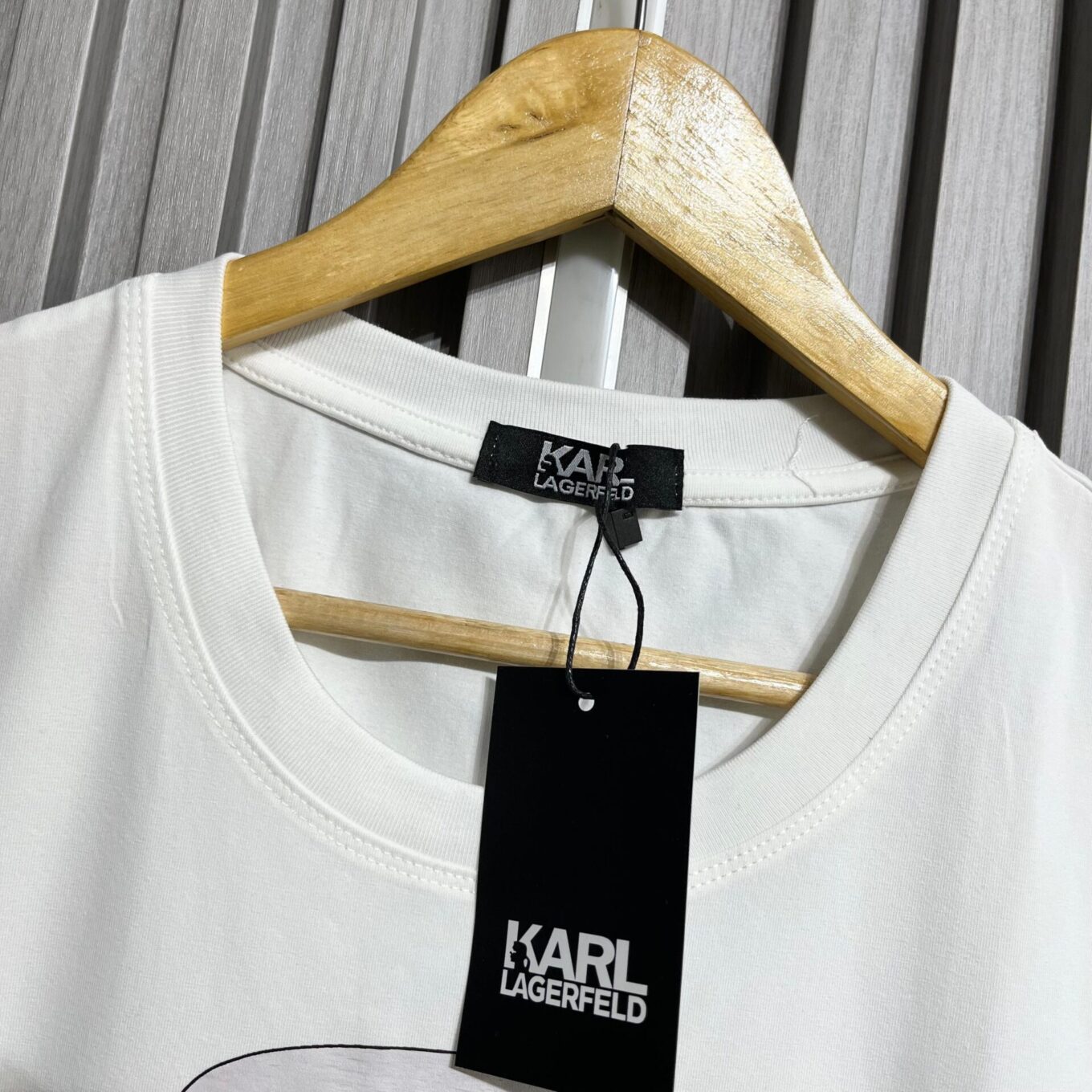 Karl Lagerfeld White Classic Tshirt For Women
