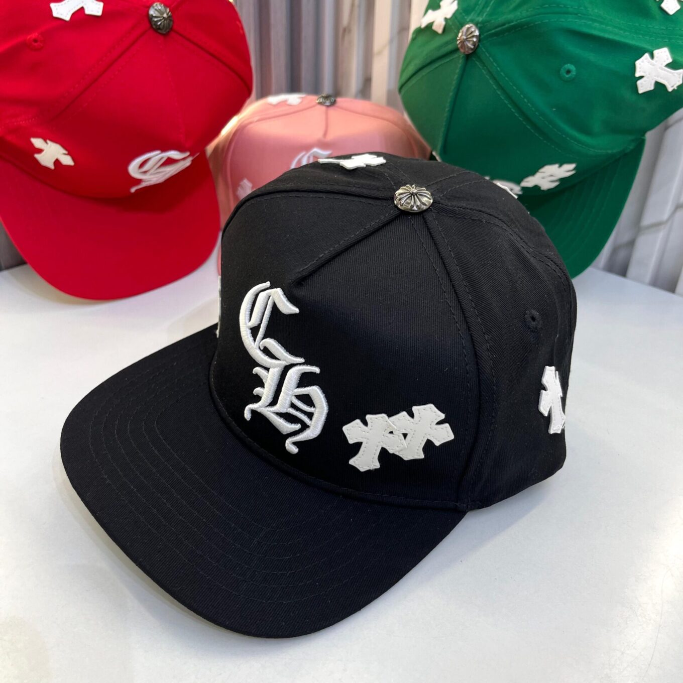 WhatsApp Image 2025-06-17 at 5.20.06 PM Chromeheart Black Baseball Cap