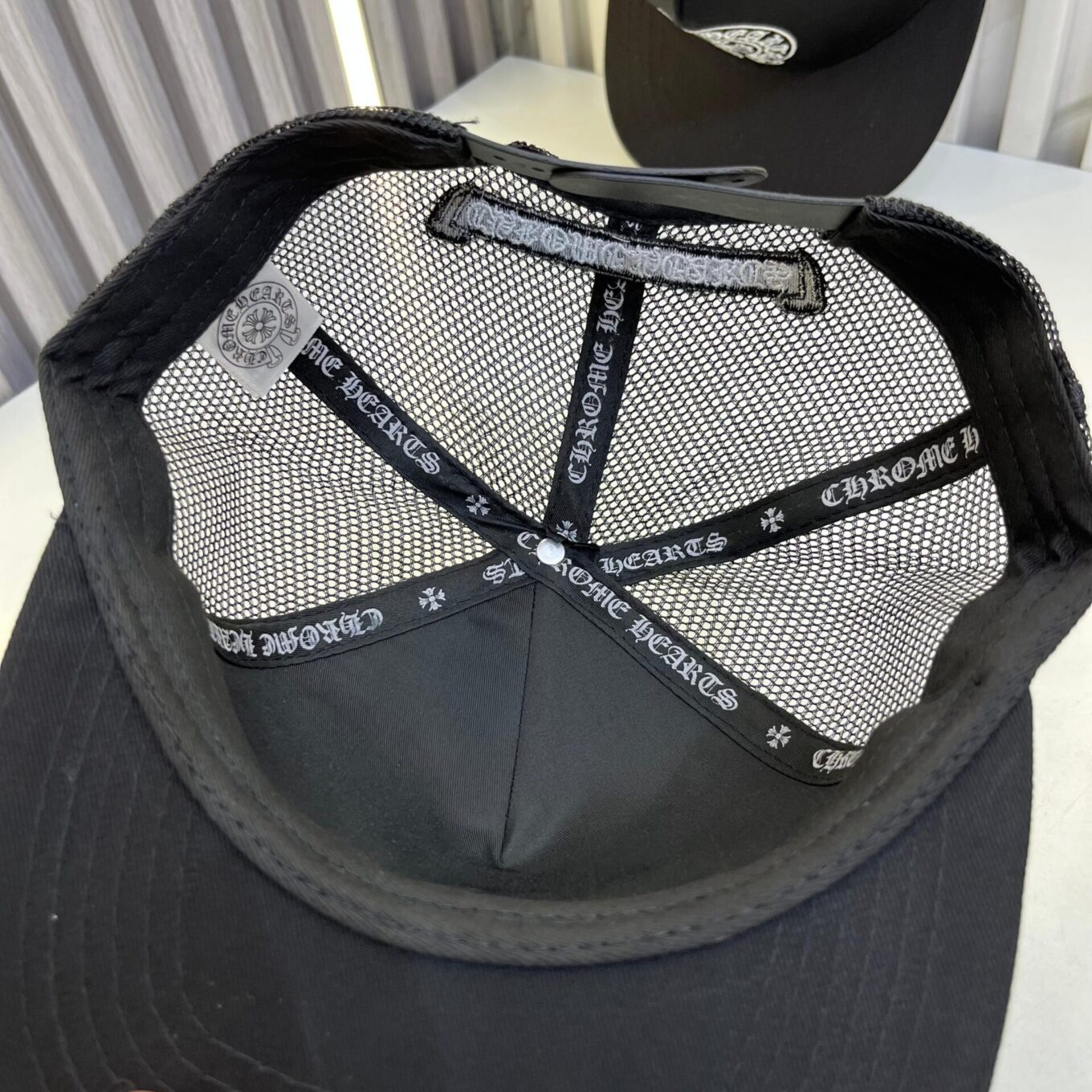 WhatsApp Image 2025-06-17 at 5.24.47 PM (1) Chromeheart Black Baseball Cap