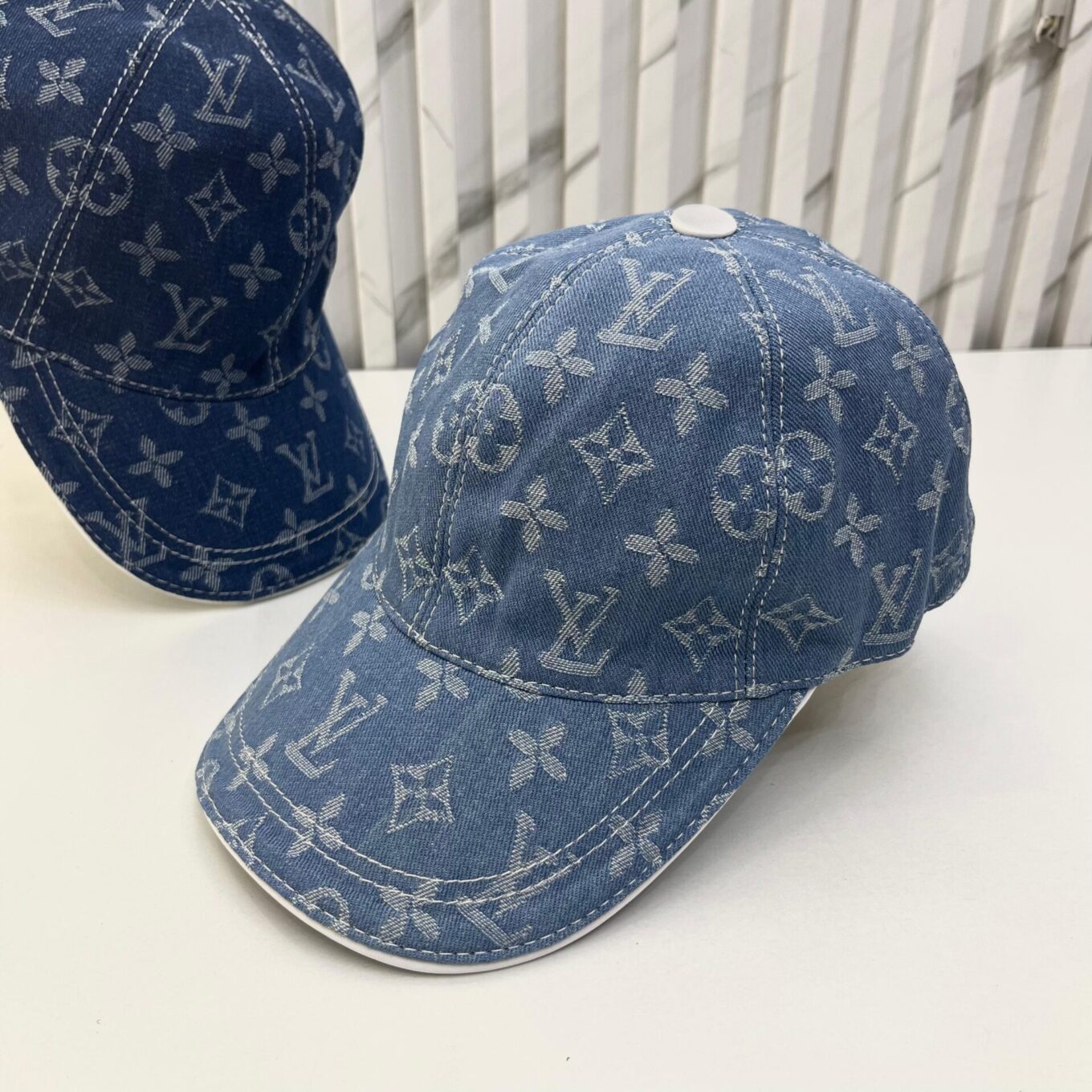 WhatsApp Image 2025-06-18 at 10.55.51 AM Louis Vuitton Denim Baseball Cap
