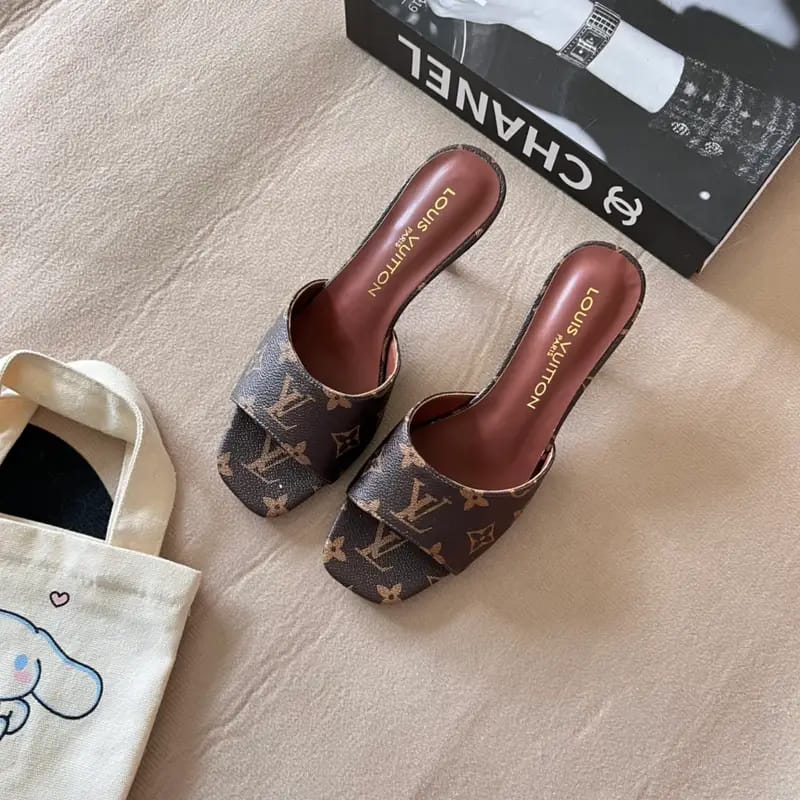 Louis Vuitton Coffee Pump Heel For Women