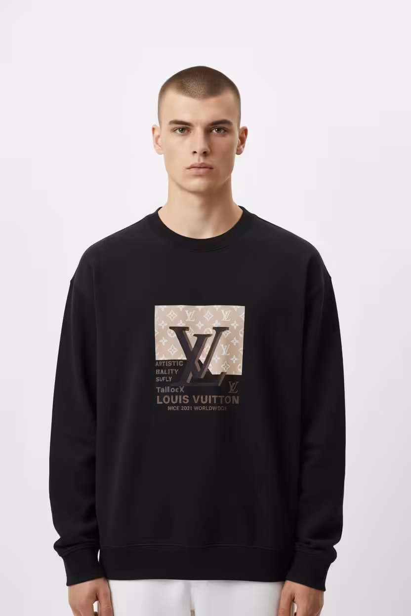 Photoroom_20251119_190946 Louis Vuitton Malletier Black Sweatshirt
