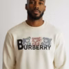 Burberry Teddy White Sweatshirt