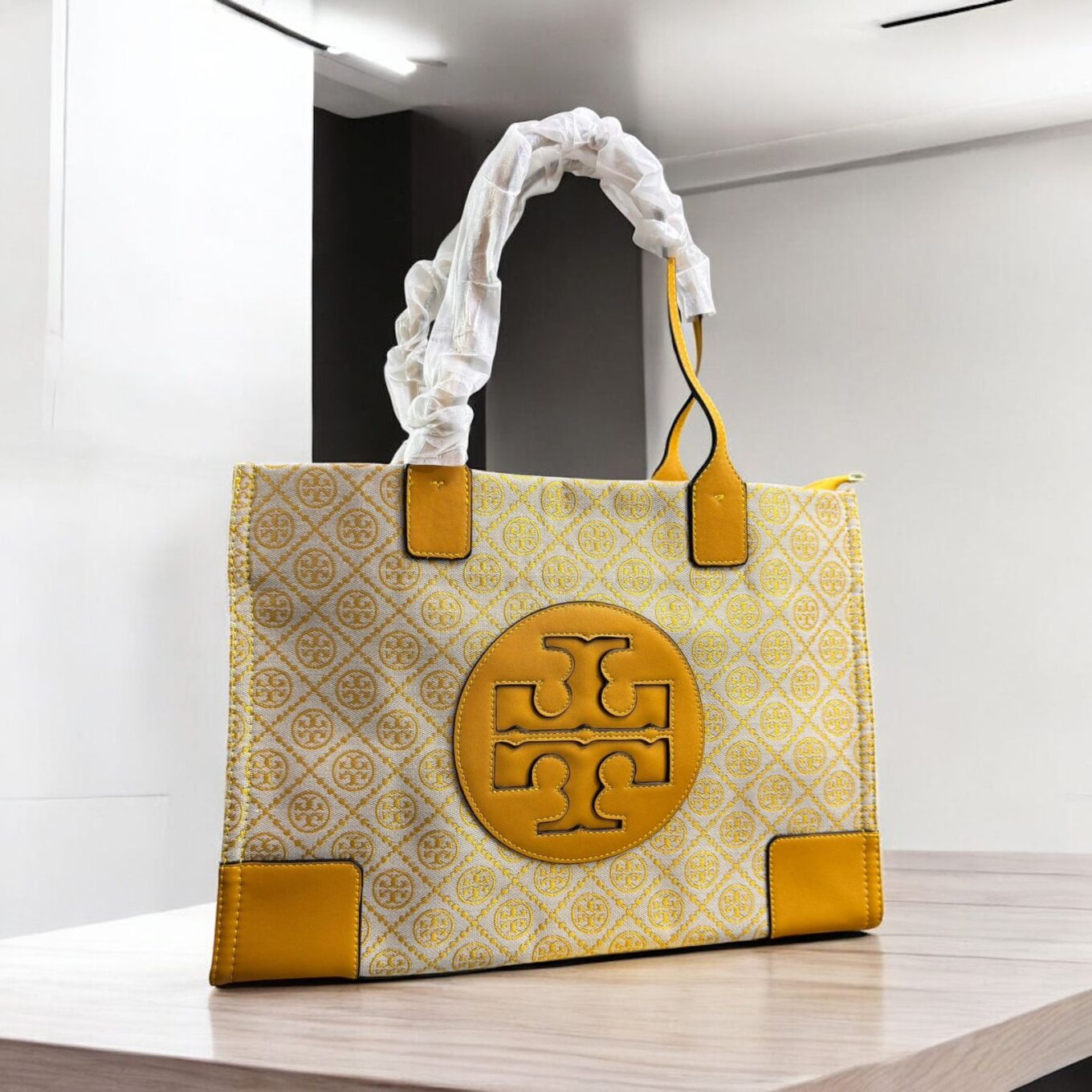 WhatsApp Image 2025-06-30 at 5.50.25 PM Tory Burch Ella Yellow Tote