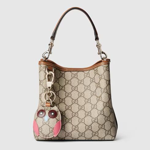 Gucci GG Emblem Bucket Tote Bag