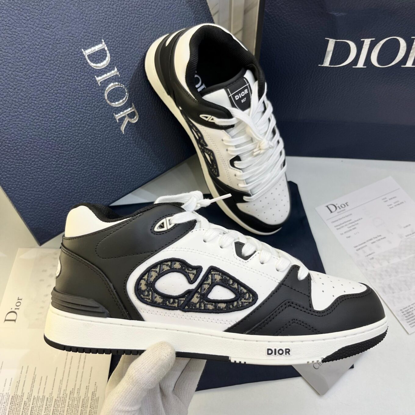 WhatsApp Image 2025-07-15 at 6.15.34 PM (2) Dior B57 Dribble Leather Premium Sneaker