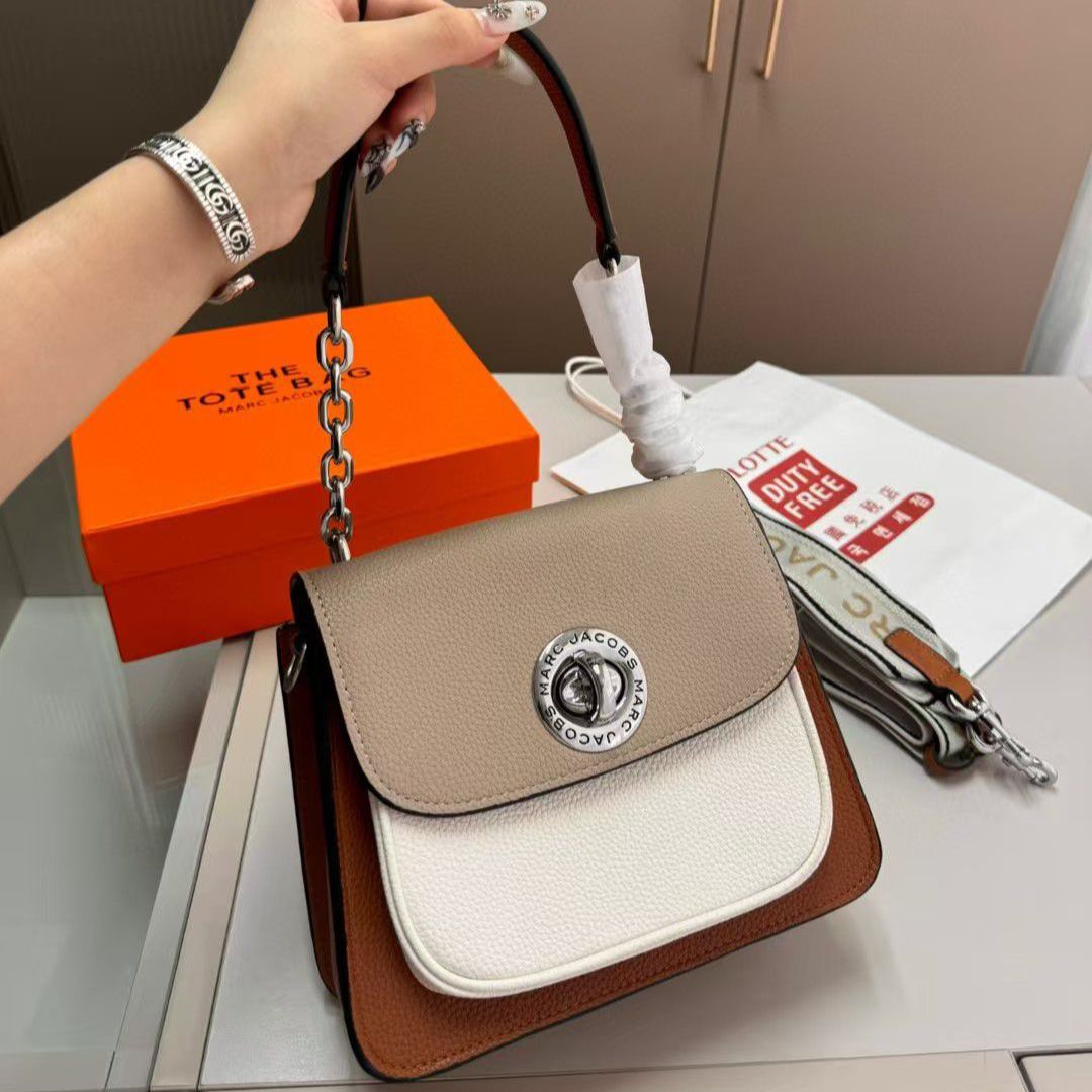 Marc Jacobs Turn Lock Satchel Shoulder Bag (With Box)