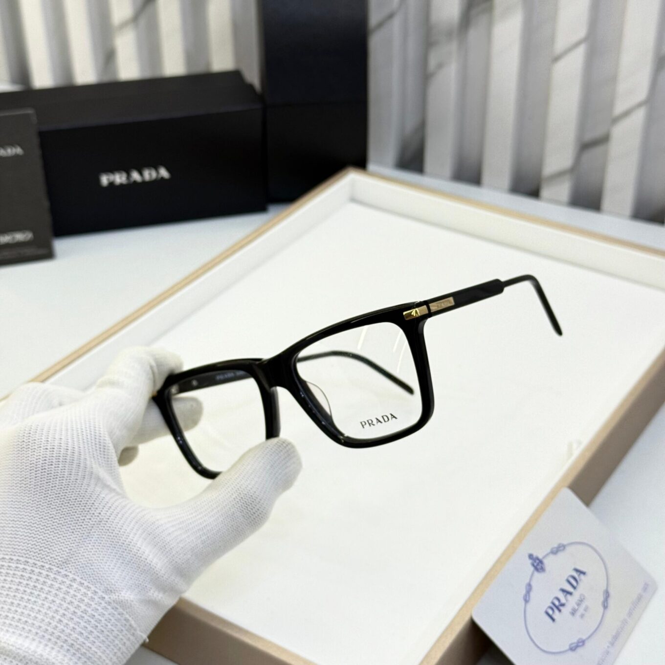 WhatsApp Image 2025-08-17 at 3.43.26 PM Prada Men Black Optical Frame