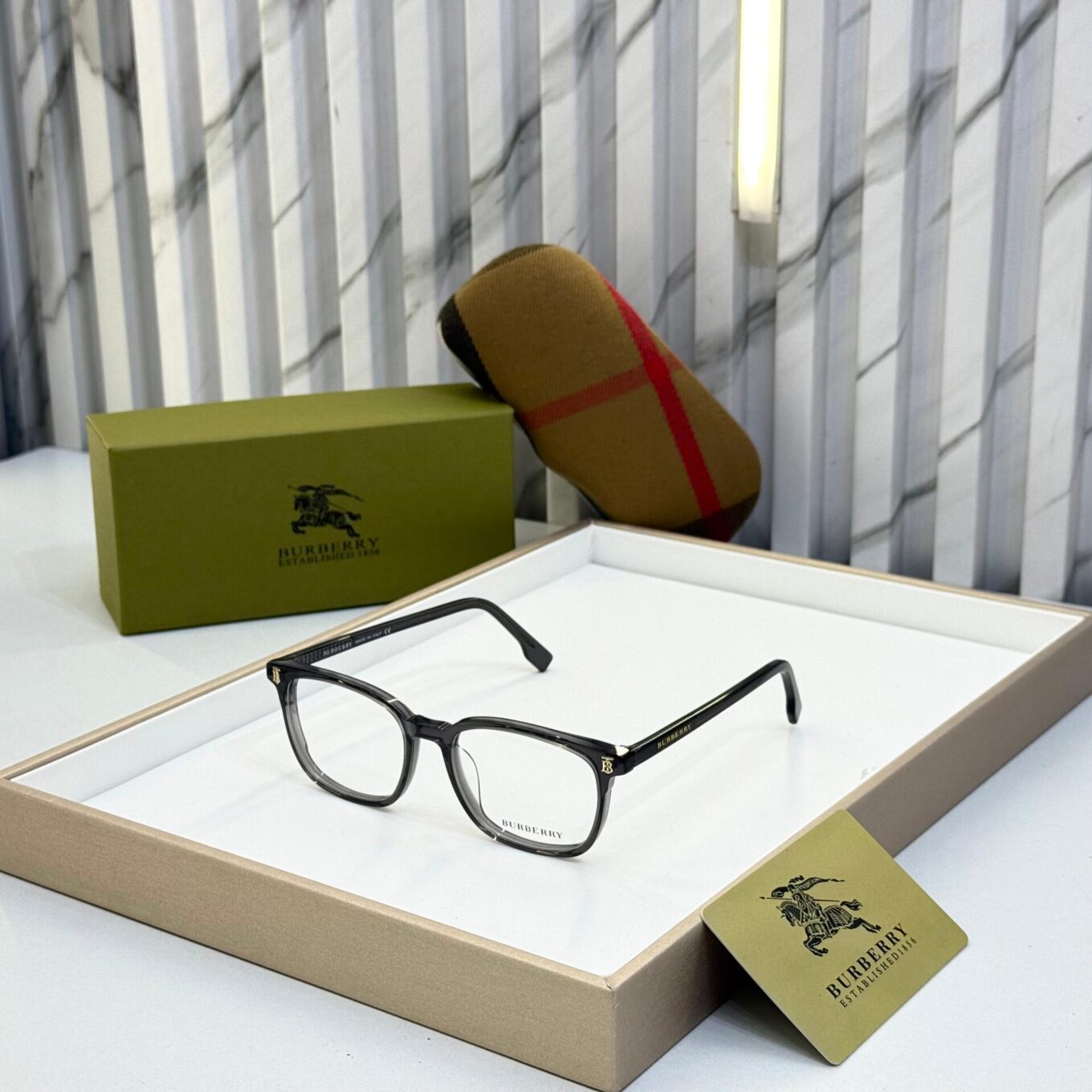 Burberry TB Classic Square Eyeglasses