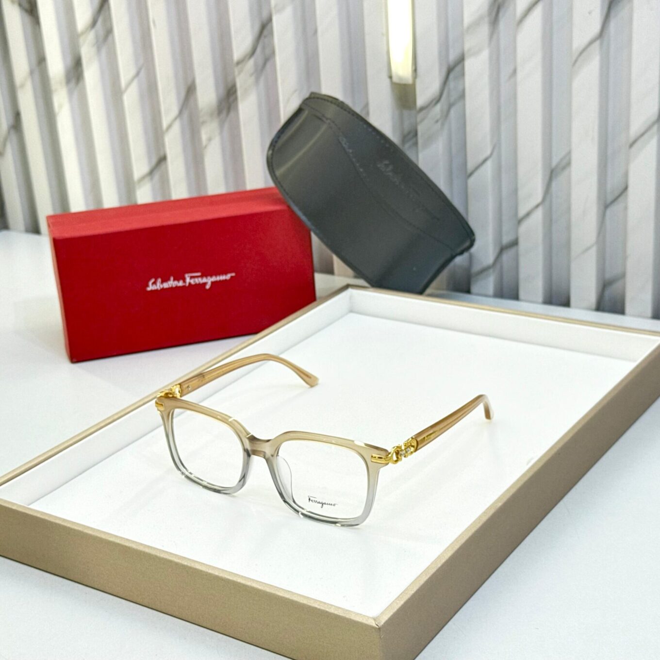 WhatsApp Image 2025-08-17 at 6.05.43 PM Salvatore Ferragamo Square Unisex Eyeglasses